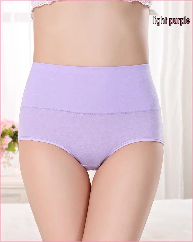 Novas Calcinhas Triângulo de Algodão de Cintura Alta para Mulheres - Sem Costura, Respiráveis, Antibacterianas, Tamanho Grande, com Controle Abdominal e Levanta Bumbum.