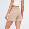 Damen-Shorts, lässig, für den Sommer, bequem, elastisch, hohe Taille, Laufshorts mit Taschen