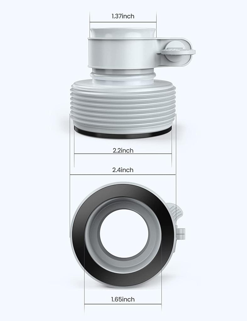 For I-ntex Replacement Hose Adapter A W/ Collar For Threaded Pumps