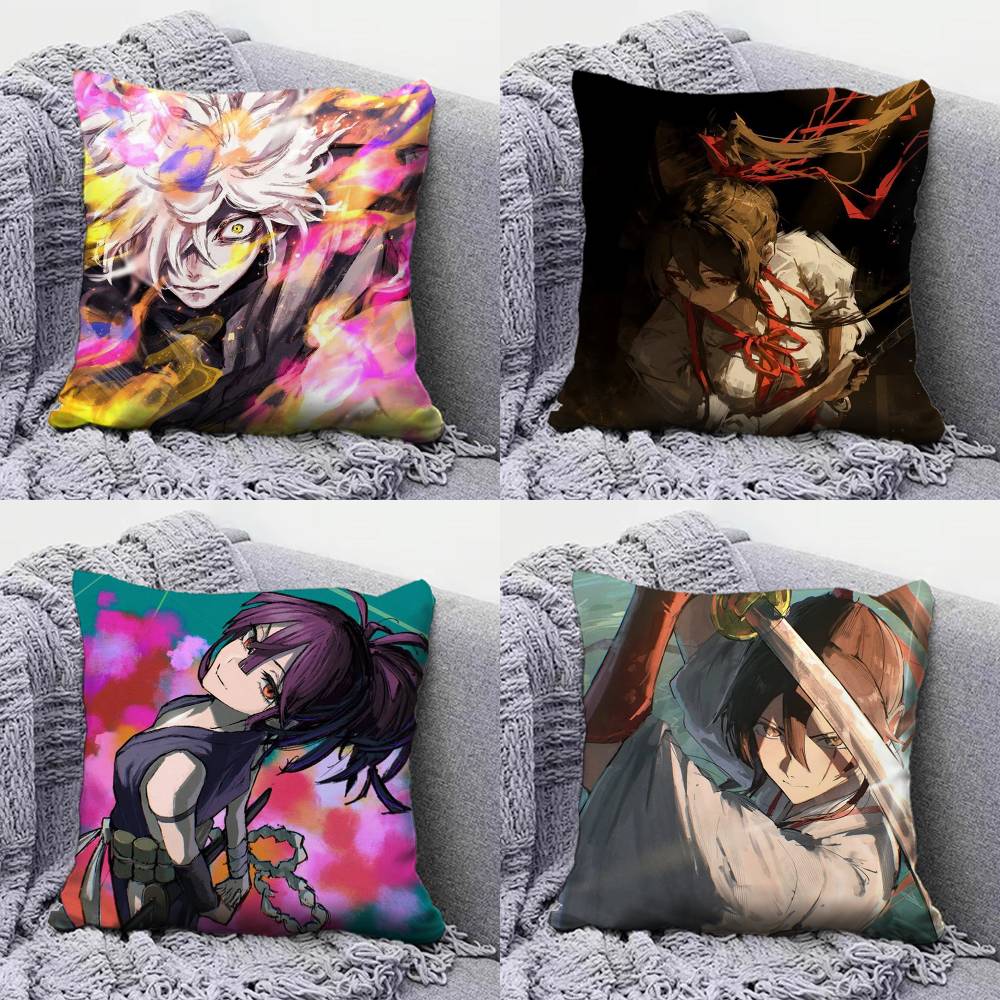 hell paradise Anime Pillow Covers Home Sofa Cushion Covers and Aecorative Custom