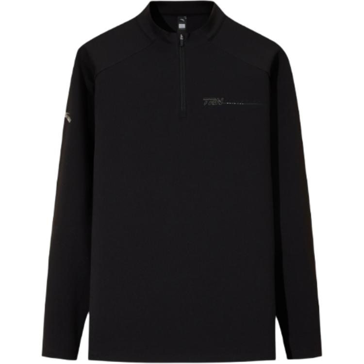 

Anta Мягкая и удобная дышащая универсальная футболка с длинным рукавом и воротником-стойкой с надписью Мужские топы 952547401-3 S