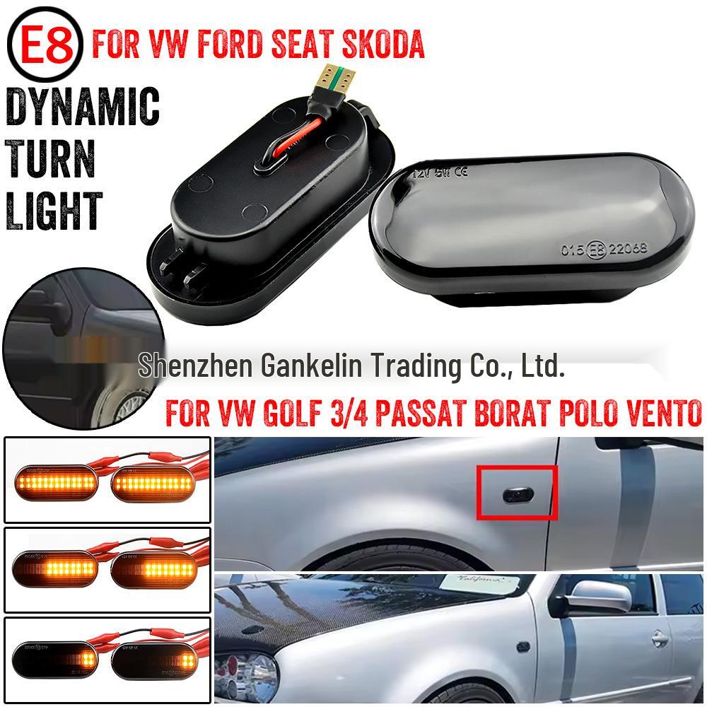 Volkswagen Bora Jetta Golf LED Flowing Water Fender Turn Signal Side Light Connector