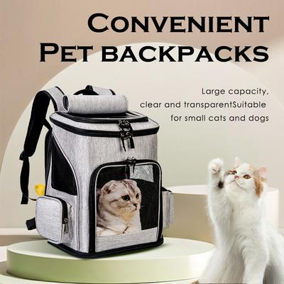 Dog Bag Breathable Large Capacity Expansion Small Dog Pet Backpack Going Out Portable Folding Backpack
