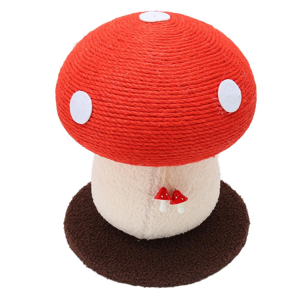 Pilzförmiges Katzenkratzbrett Langlebig Krallenschleifen Sisal Interaktiv Hautfreundlich Niedliches Katzenkratzbrett für