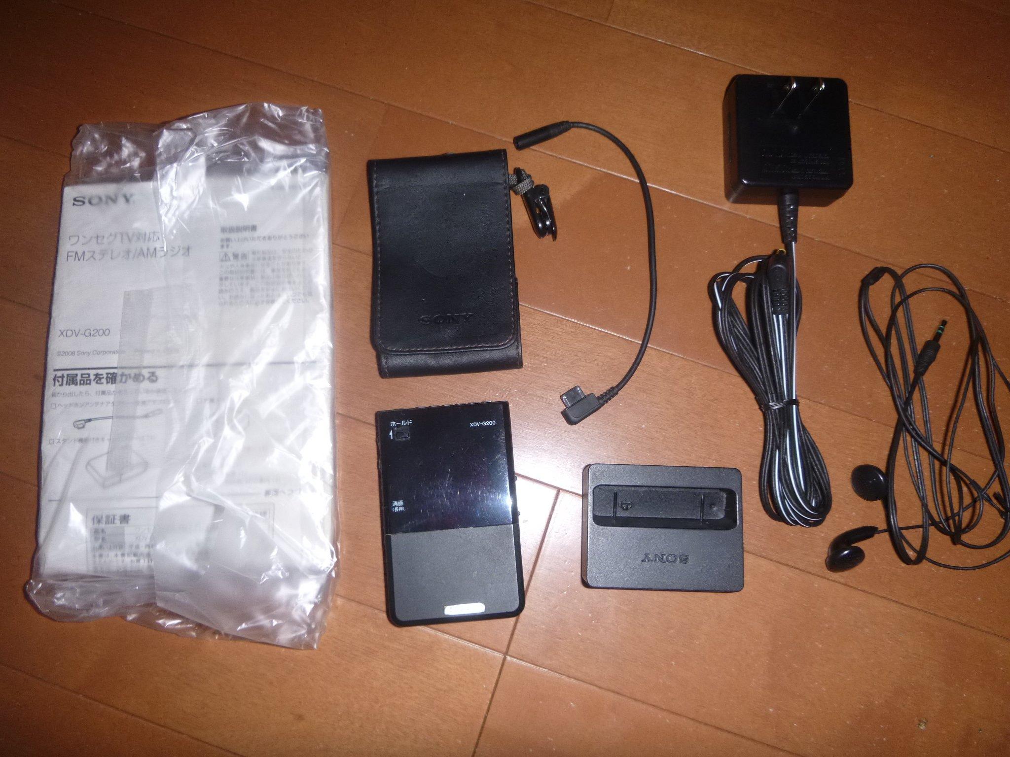 

SONY Radio Black One-Seg XDV-G200-BC чорний
