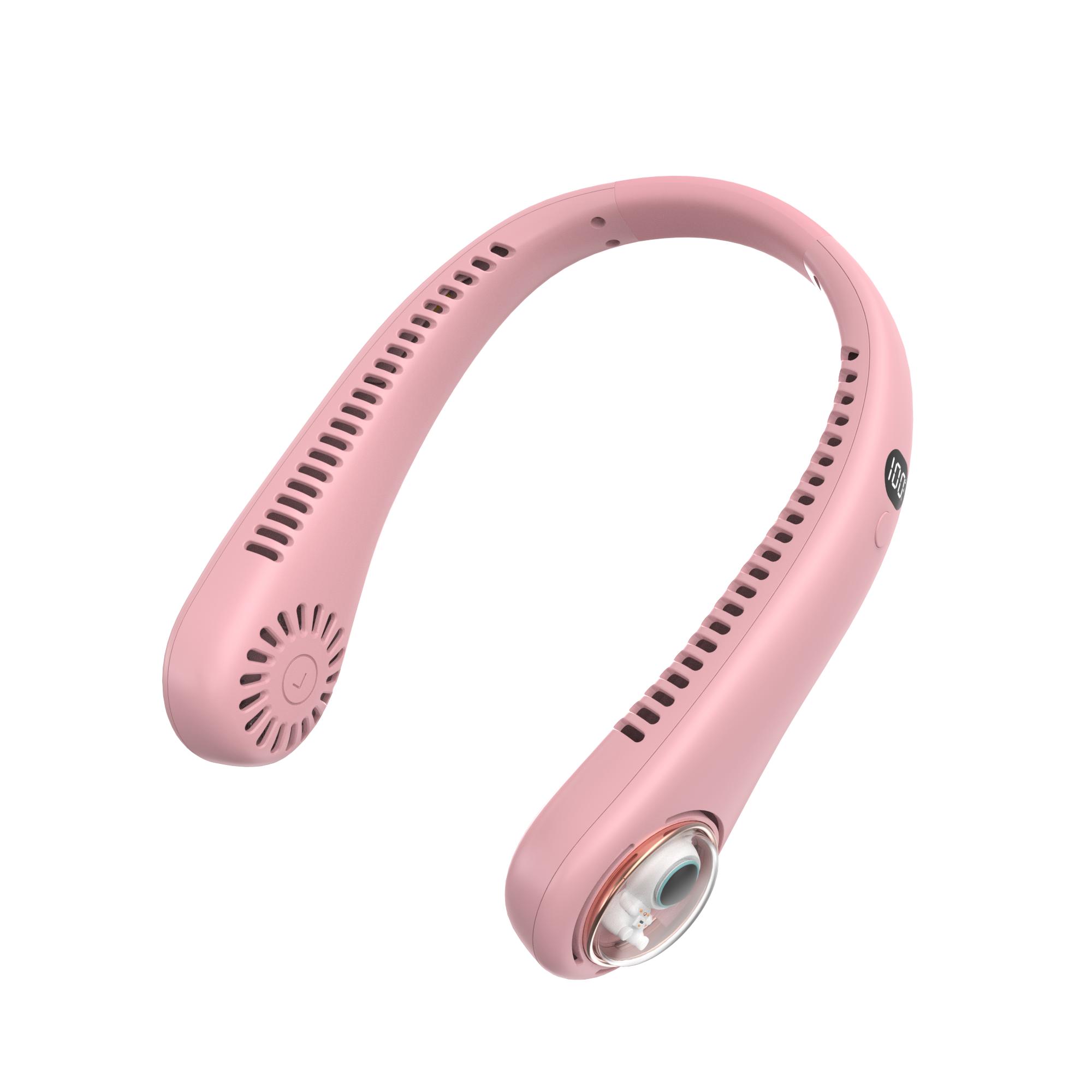 

2024 Новый вентилятор для шеи космонавта, безлопастная турбина, перезаряжаемый портативный вентилятор, тихий, сильный ветер, мини-вентилятор с цифровым дисплеем, USB-вентилятор