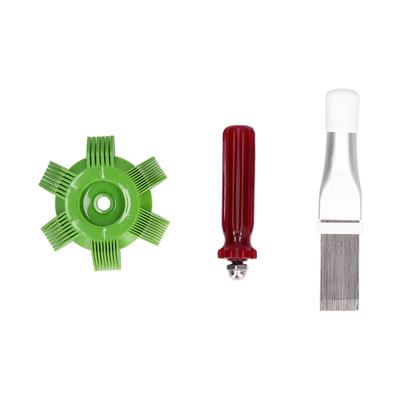 Klimaanlagen-Reinigungswerkzeug Kühler Kondensator Lamellenkamm Bürste Reparatur Kombinationsbauteile