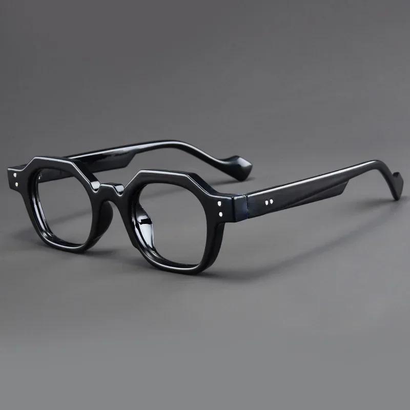 

New Fashion Polygon Frame Reading Glaasses Retro Men s High Quality Far Sight Eyeglasses Women s Ultralight Presbyopia Glasses +400