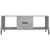  Coffee Table, Concrete Grey, 102x50x40 Cm