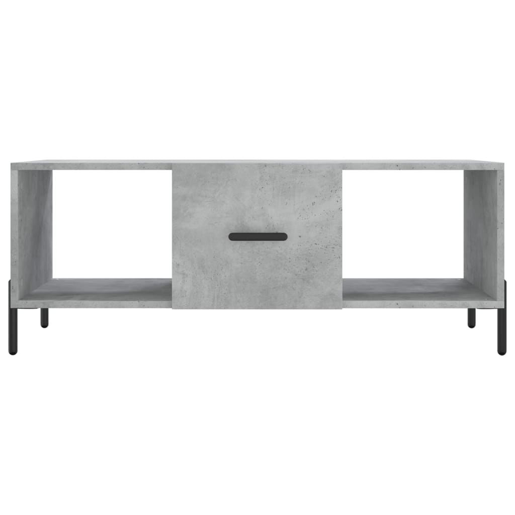  Coffee Table, Concrete Grey, 102x50x40 Cm