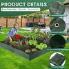 Multiple Grids Grow Bag PE Raised Garden Bed Potato Grow Bag Rectangle Planting Container for Growing Vegetables Flowers Fruits