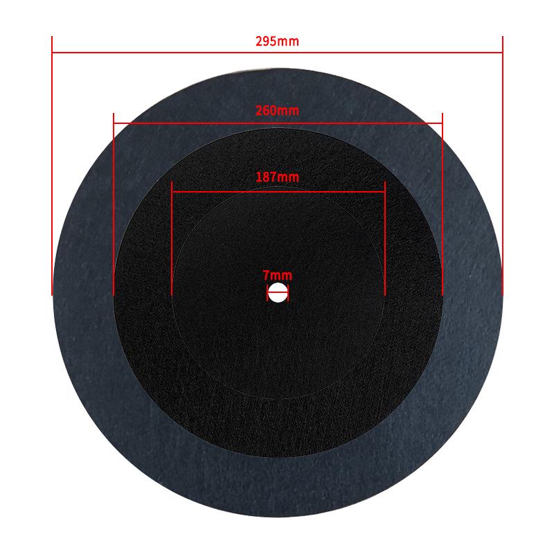 Turntable Felt Mat for 12-inch/7-inch Vinyl Records