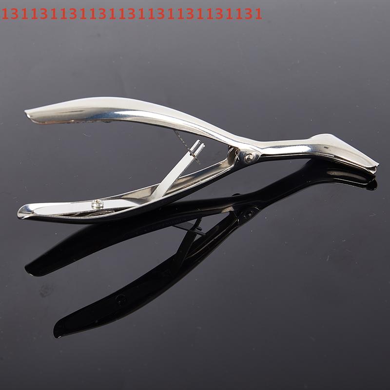 Adult/kids Two Styles Nose Mirror Ear Canal Dilator Stainless Steel Speculum Nostril Nose Pliers Nasal Dilator