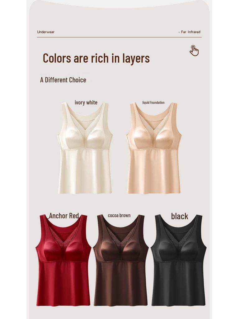 Lace Satin Aloe Antibacterial Warm Back Smoothing Bra - Women's 10A with Comfortable Lift