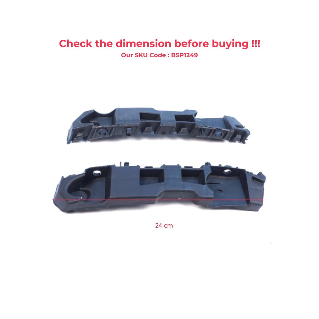 ESP1249 Front Left Right Bumper Mount Holder Bracket for Renault Dacia Logan Sandero Stepway MK2 Symbol MK3 Facelift 2017-On  631438295R 631427999R