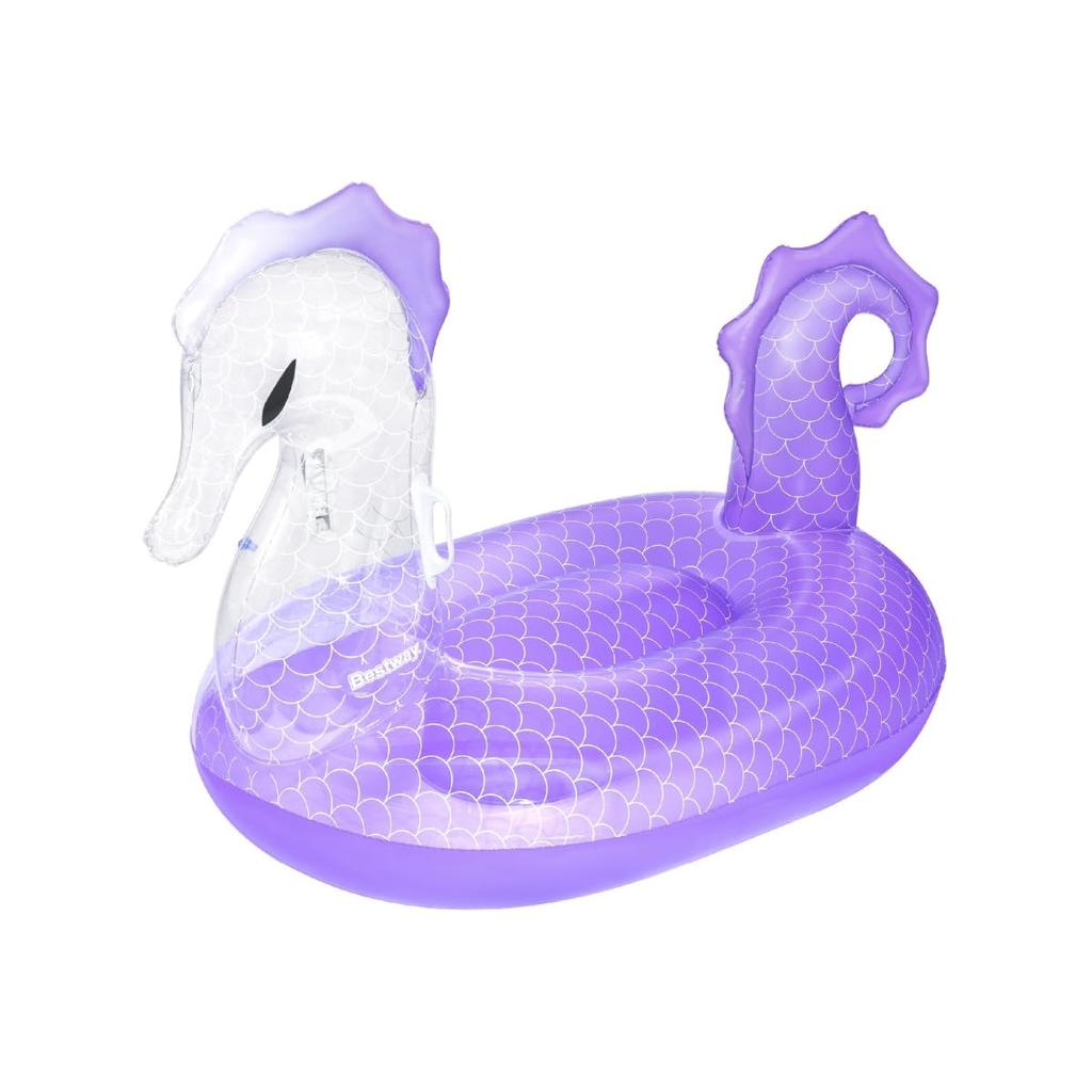 Bestway Rangs 158 87cm Royal Seahorse Float for the Sea and Pool 41505 × Ride-On (Seahorse Float)