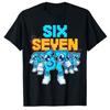 67 Sechs Sieben Lustige Italienische Gehirnfäule Jungs Mode Gaming Meme T-Shirt Y2k Gamer Gen Alpha Slang Spruch Shirt Neuheit Oberteile Cooles Geschenk
