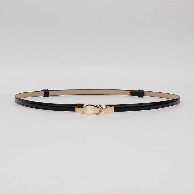 2024 Summer Korean Style Women's Adjustable Thin Leather Dress Belt
