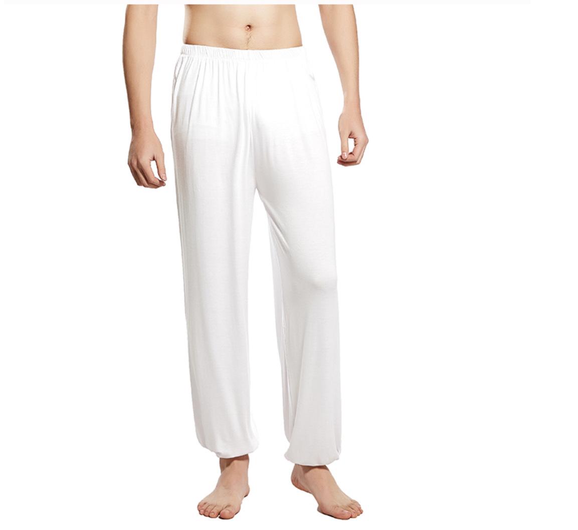 Men s Modal Yoga and Tai Chi Fitness Pants: Casual and Comfortable Running & Air Conditioning Wear