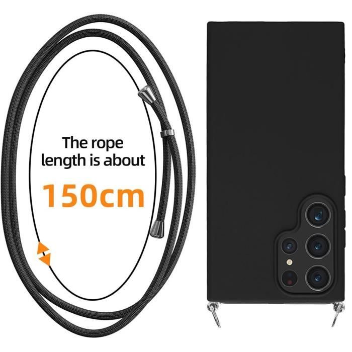 Skyddsskal - Booling - för Samsung Galaxy S24 Ultra - Silikon - Snodd ingår - Mjukt