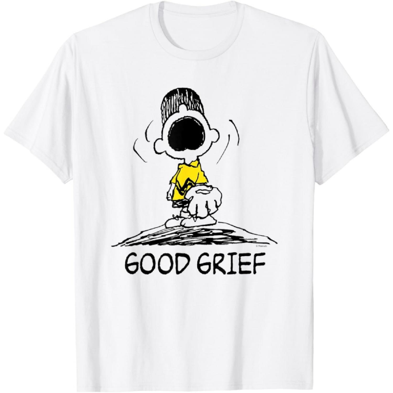 Peanuts - Charlie Brown Good Grief Baseball Mound T-Shirt XXXXXL белый