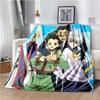 HUNTER X HUNTER Wurfdecke Anime Weiche Decke Leicht Warm Cartoon Decken für Kinderzimmer Schlafzimmer