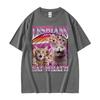 Lesbians Eat What Cat Meme Graphic T Shirt Men Women Fashion Kawaii Funny Gift T-shirts Summer O-Neck High Quality Tops T-shirt