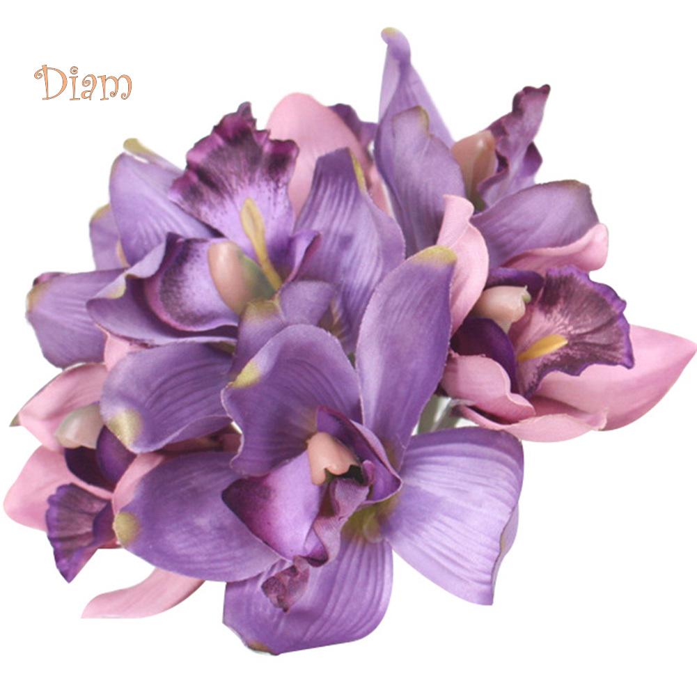 TDStore 1 Bouquet 7-Head Artificial Flower Orchid Hotel Wedding Bridal Table