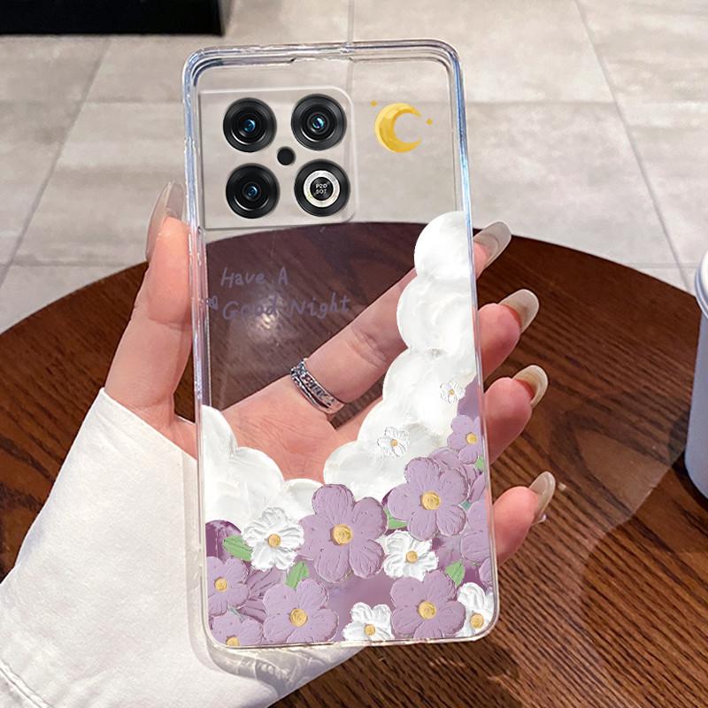 Jelly Case For OnePlus 10 Pro 10T ACE Pro Clear Silicone Soft TPU Back Cover One Plus 10PRO ACEPro Cute Rabbit Cat Phone Case
