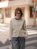 2025 Autumn/Winter Petite Woolen Short Coat - Round Neck, Coco-Inspired, Korean Style