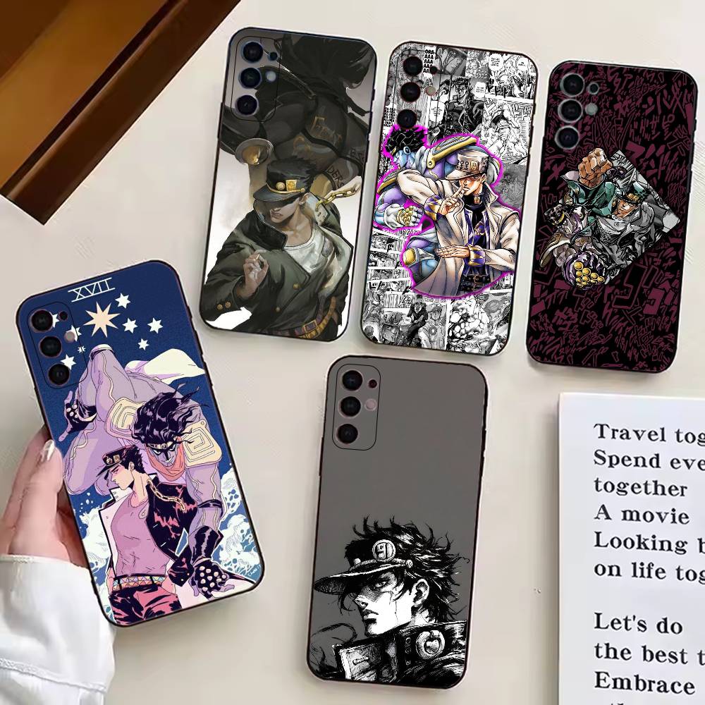 K-Kujo Jotaro Anime J-JOJO Handyhülle Für Samsung S25,S24,S21,S22,S23,S30,Ultra,S20,Plus,Fe,Weiche Silikon Schwarze Hülle