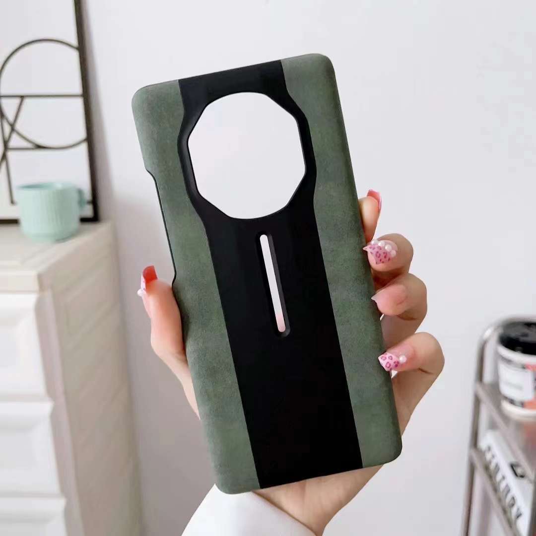 

Текстура замшевой кожи подходит для чехла для телефона Huawei 40rs Porsche 50rs Всесторонний противоударный деловой кожаный чехол Huawei Mate 50 RS