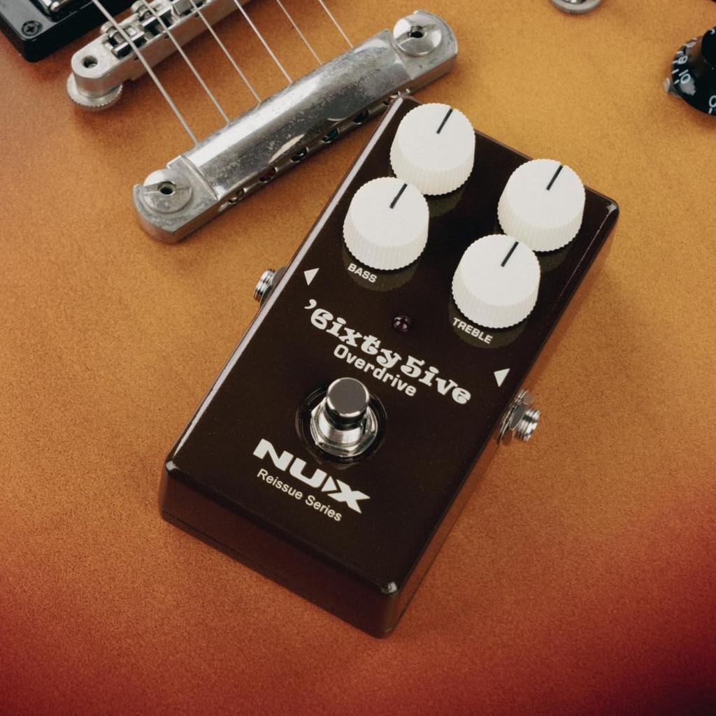 NUX 6ixty 5ive Overdrive Guitar Effect Pedal