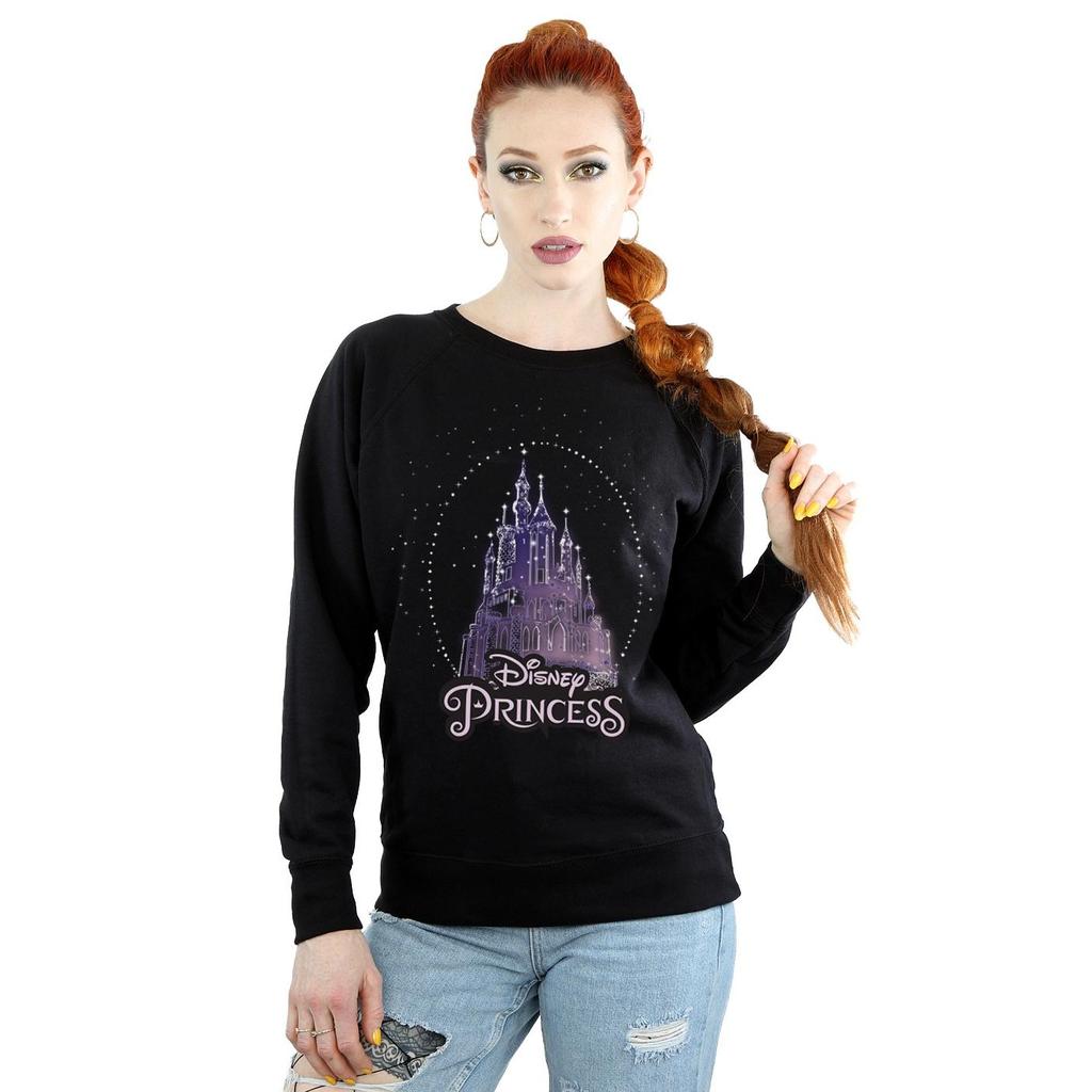 Disney Womens/Ladies Princess Christmas Castle Sweatshirt