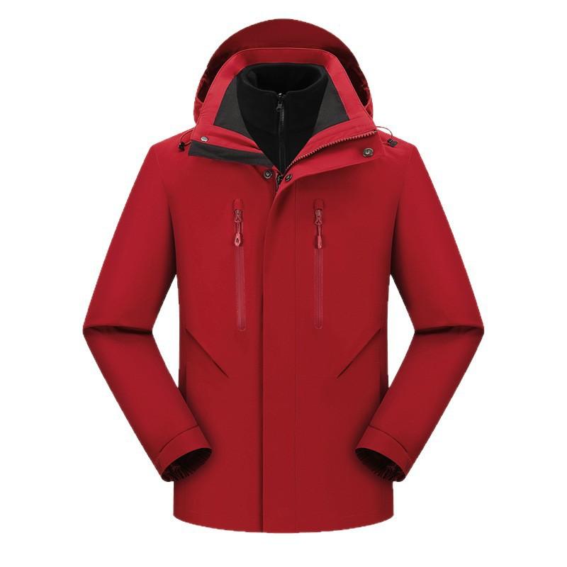 New Standard Detachable Fleece Liner 3-in-1 Jacket Men Women Outdoor Business Windproof Waterproof Coat