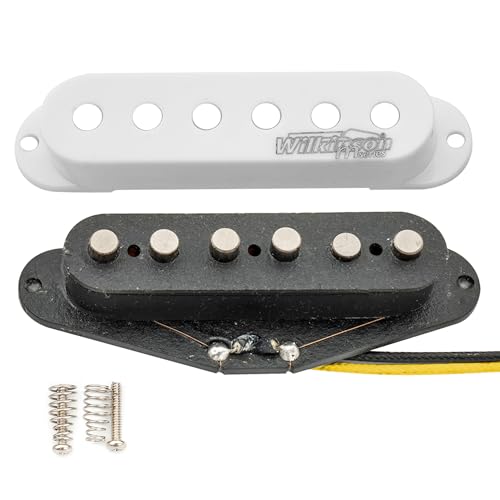 Wilkinson Vintage Tone Alnico V Strat-Style Gitarren-Bridge-Pickup, Weiß