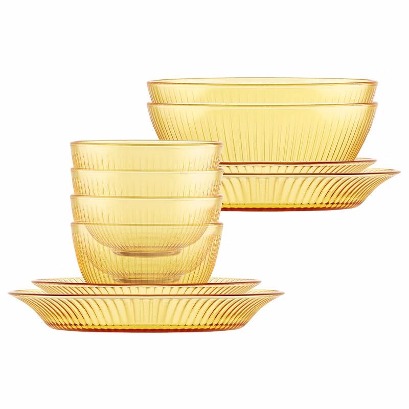 EKCO Corning Jing Zhi 10-Piece Glass Dinnerware Set