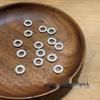Handmade DIY Sterling Silver Spacer Beads & Beading Mat for Necklaces, 26 Designs