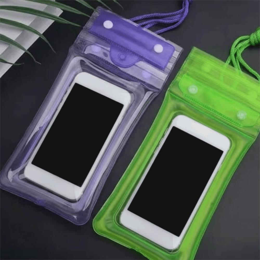 Floating Design Water-Sprinkling Festival Phone Pouch Full View Waterproof Bag  Underwater Use