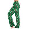 Women  Winter Plaid Pants Full Length Long Trousers Sports Pants
