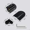 2 Pieces Dressing Table Hinges Concealed Heavy Duty Wear Resistant Wooden Box Trunk Hydraulic
