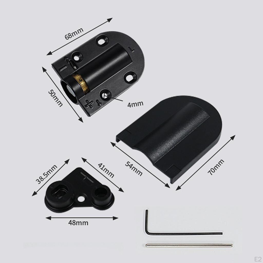 2 Pieces Dressing Table Hinges Concealed Heavy Duty Wear Resistant Wooden Box Trunk Hydraulic