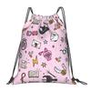 Custom H-Harryes Drawstring Bags Men Women Portable Sports Gym Sackpack Witchcraft Shopping Storage Backpacks