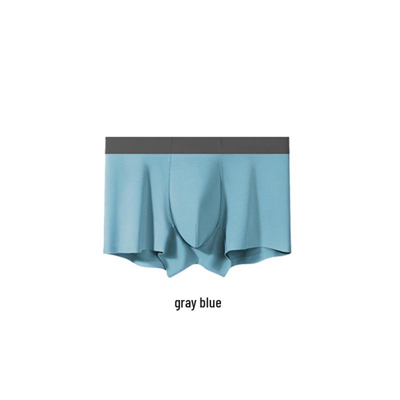 Men's Antibacterial Breathable Cotton Sports Boxer Briefs - Plus Size