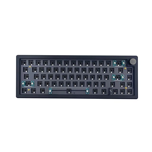 GMK67 Mechanische Tastatur, kabellos, RGB, austauschbar, individuelles mechanisches Tastatur-Kit, RGB-Hintergrundbeleuchtung für Desktop-PC, kein Schalter