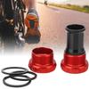 Stop Aluminium Lekki Rower Górski Wkręcany Gwint Łożyska Ceramiczne Suport Akcesorium Rowerowe Czerwony