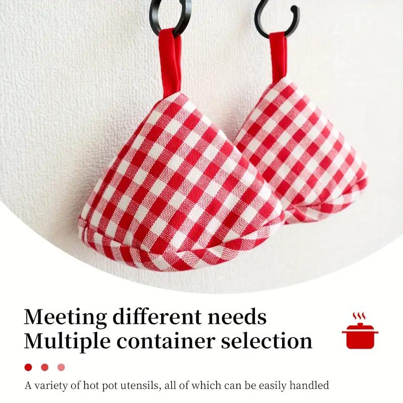 1KS Víko na hrnec Trojúhelníkový klip na ucho hrnce Kuchyňská izolační rukojeť hrnce Kryt ucha kastrolu Litinový hrnec Kryt ucha Víko proti opaření