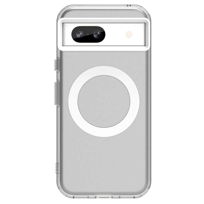For Google Pixel 8A Case Magsafe Wireless Charging Cover Google Pixel 8A Case Shockproof Matte TPU Phone Bumper Google Pixel 8A