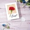 Red Flower Metal Cut Dies Stencils for Scrapbooking Stamp/Photo Album Decorative Embossing DIY Paper Cards
