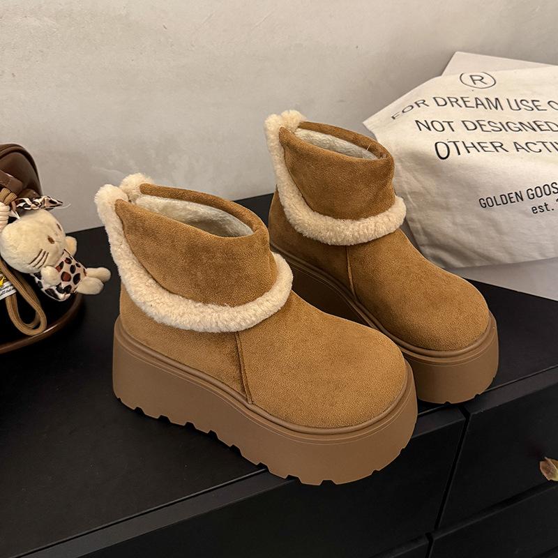 

Женская мода легкая мягкая подошва зимние теплые меховые ботинки-дутики с мягкой подкладкой нескользящие повседневные спортивные хлопковые ботинки меховая хлопковая обувь 40 верблюд